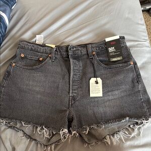Levi's Women's Gray Denim Shorts